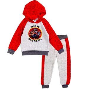 Paw PATROL Toddler Boys 2-Piece Fleece Set 3T Patch With Chase & Marshall